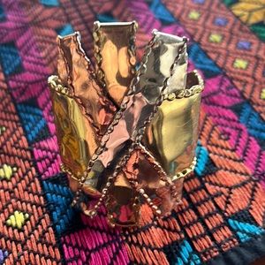 Tricolor cuff bracelet